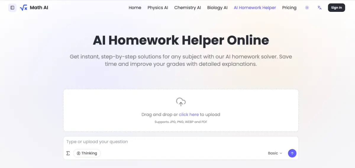 Homework Helper screenshot 1