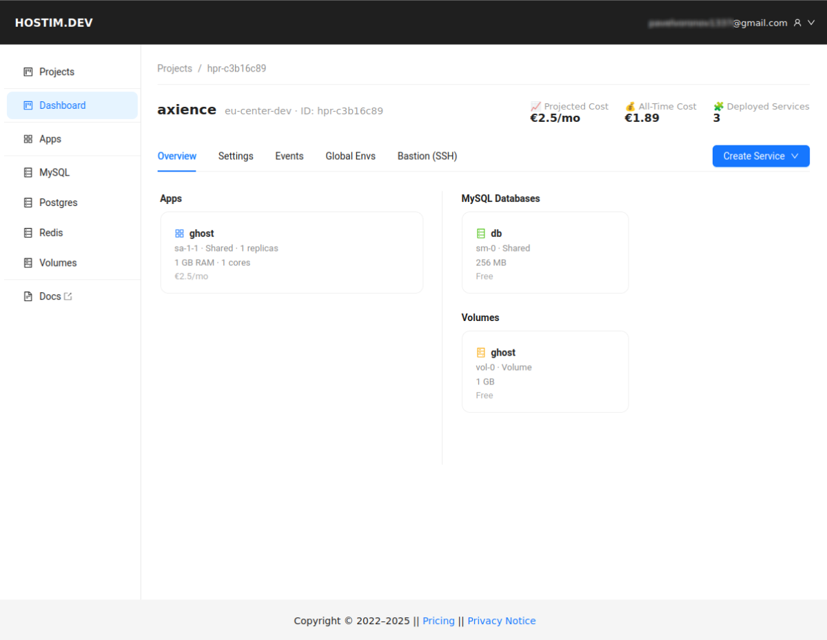 Hostimdev screenshot 3