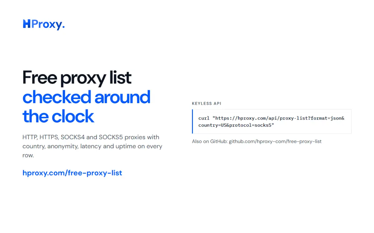 HProxy screenshot 3