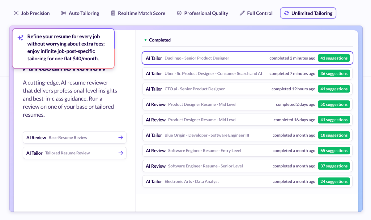 Huntr Resume Tailor image number 11