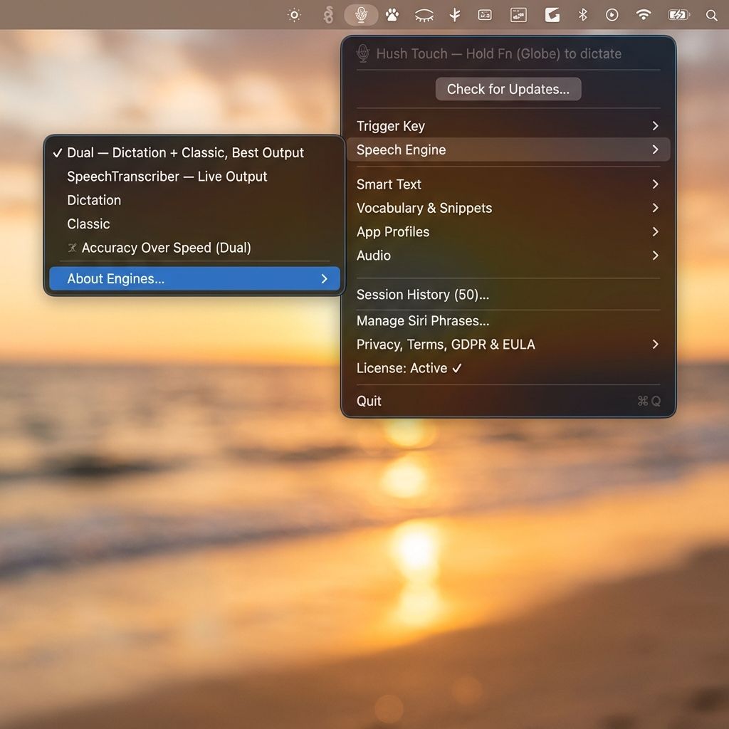 Hush Touch screenshot 1