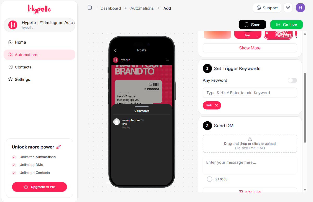 Hypello screenshot 2