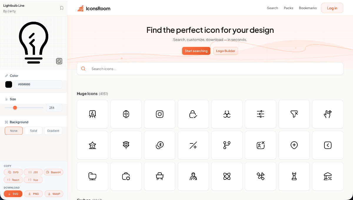 IconsRoom screenshot 1