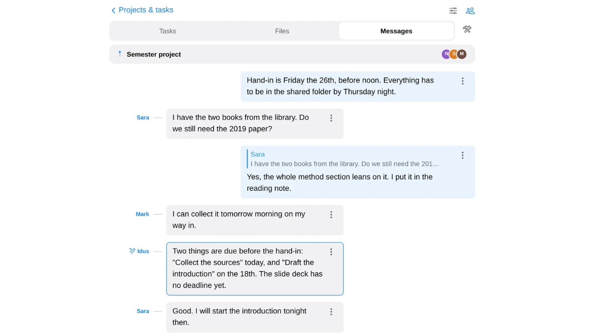 Idus screenshot 1