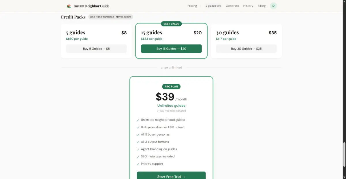 Instant Neighbor Guide screenshot 2