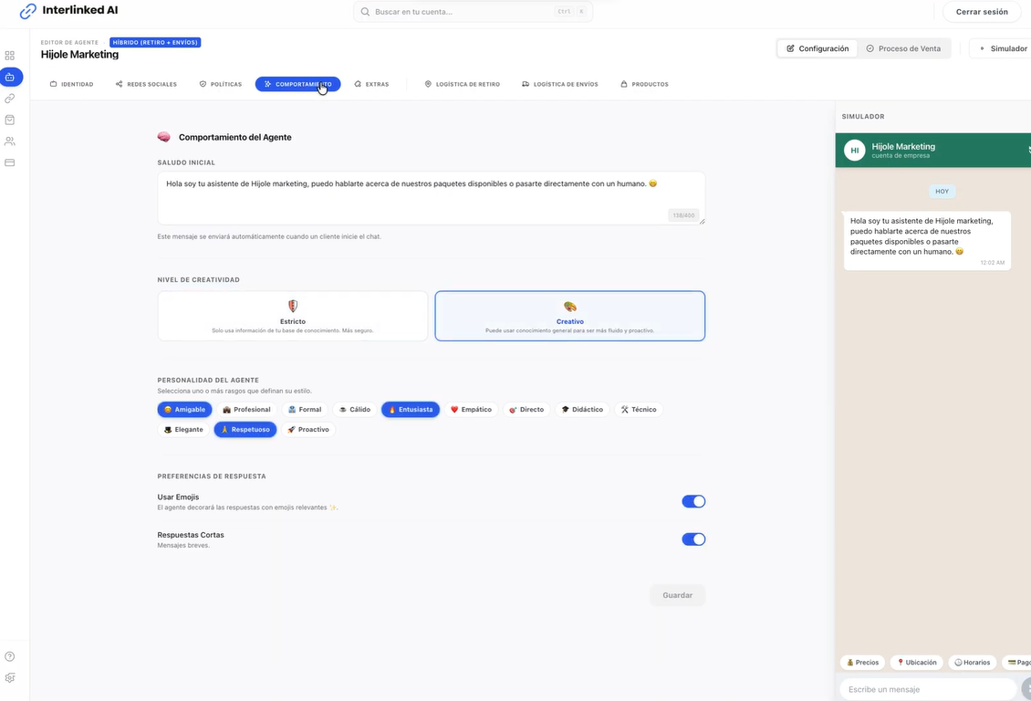 Interlinked AI screenshot 2