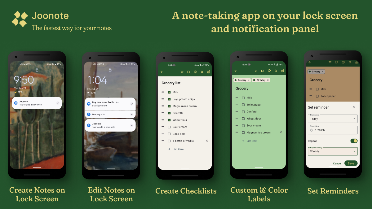 Joonote screenshot 1