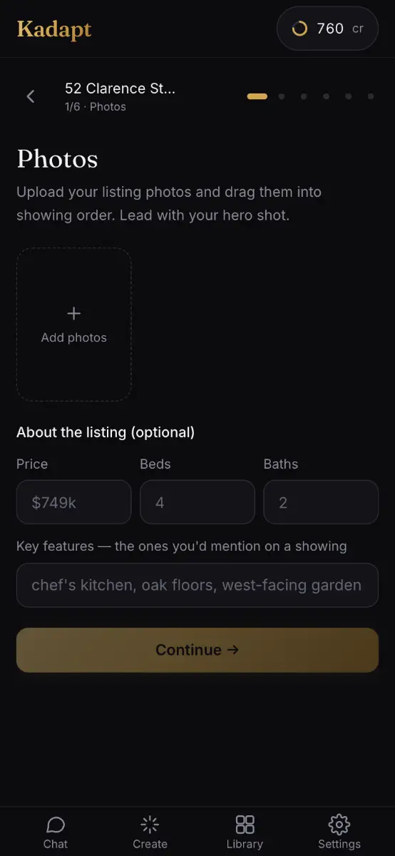 Kadapt screenshot 2