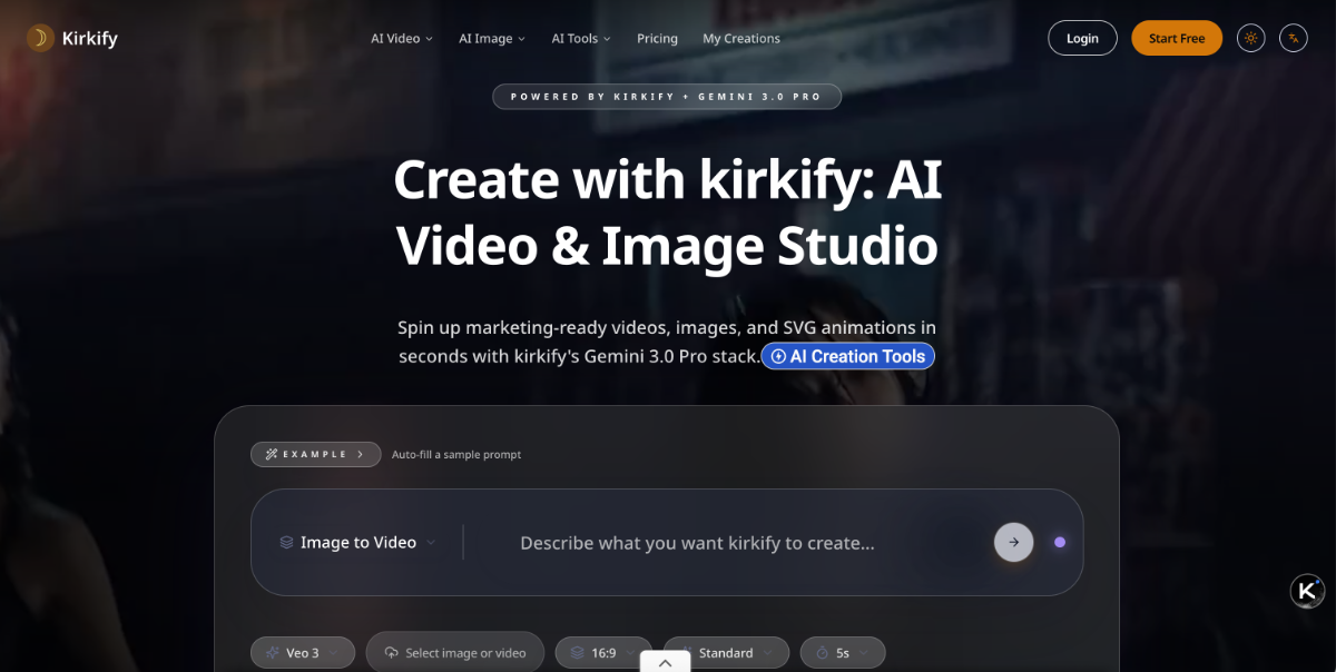 kirkify AI product image