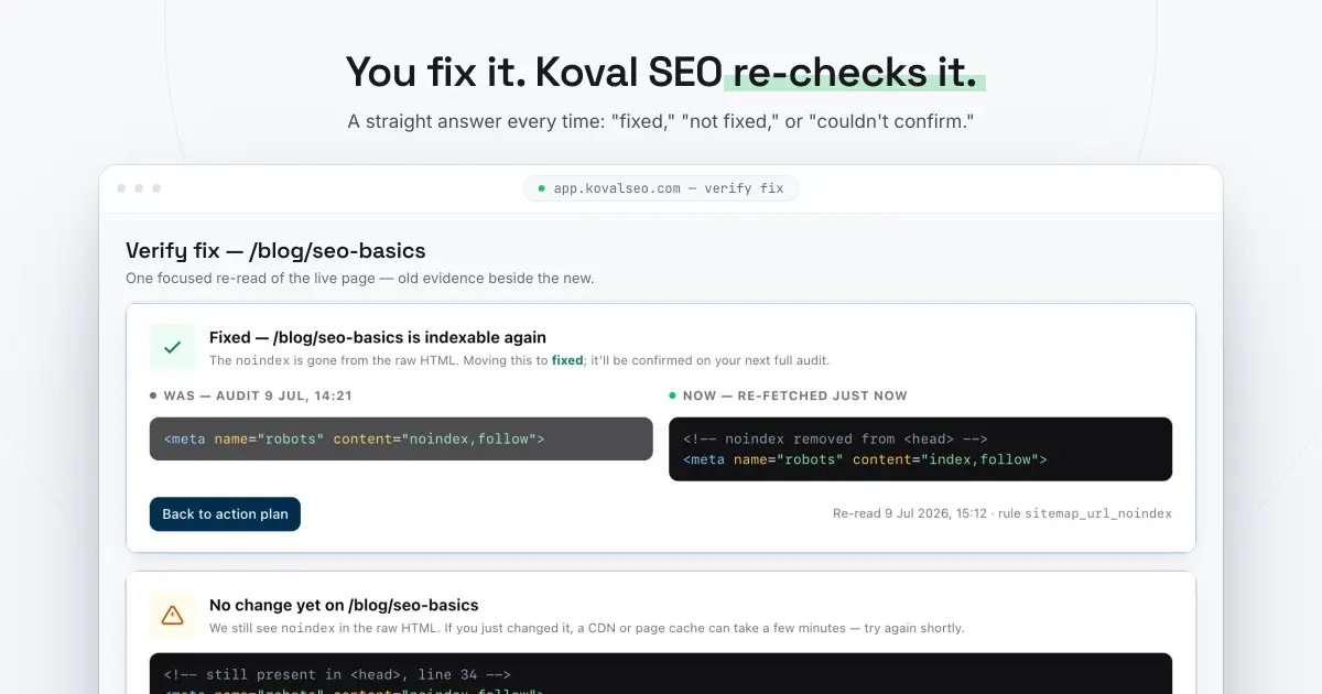 Koval SEO Console screenshot 3