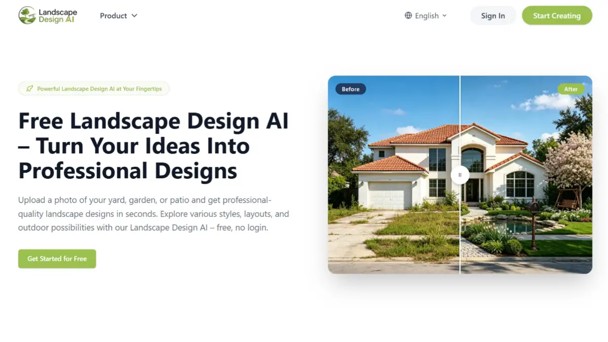 Landscape Design AI screenshot 1