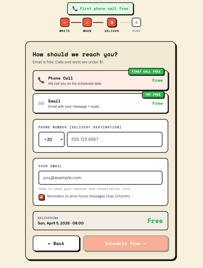 laterr.app screenshot 1