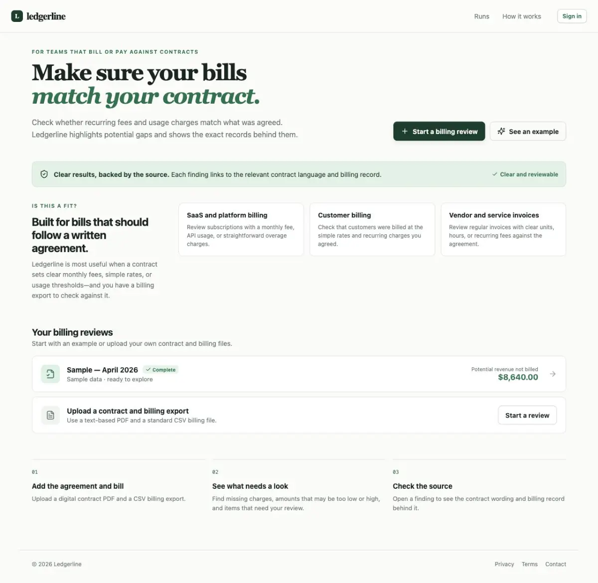 Ledgerline screenshot 1