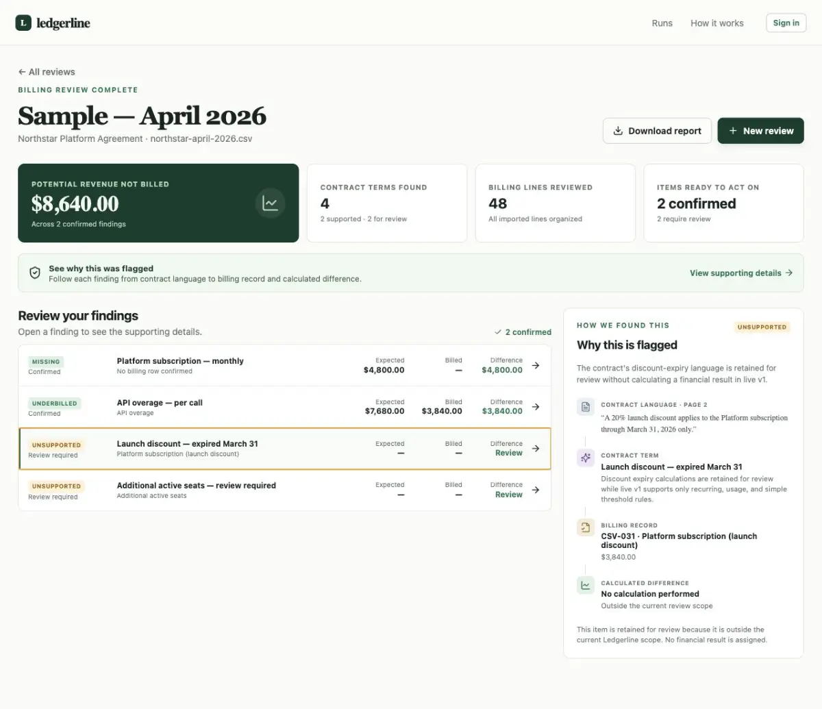 Ledgerline screenshot 2