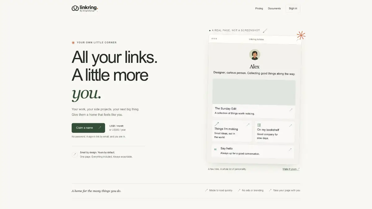 linkring screenshot 2