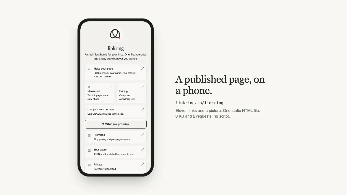 linkring screenshot 1