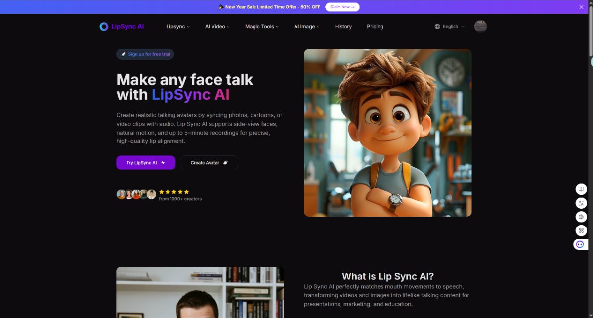 Lipsync AI screenshot 1