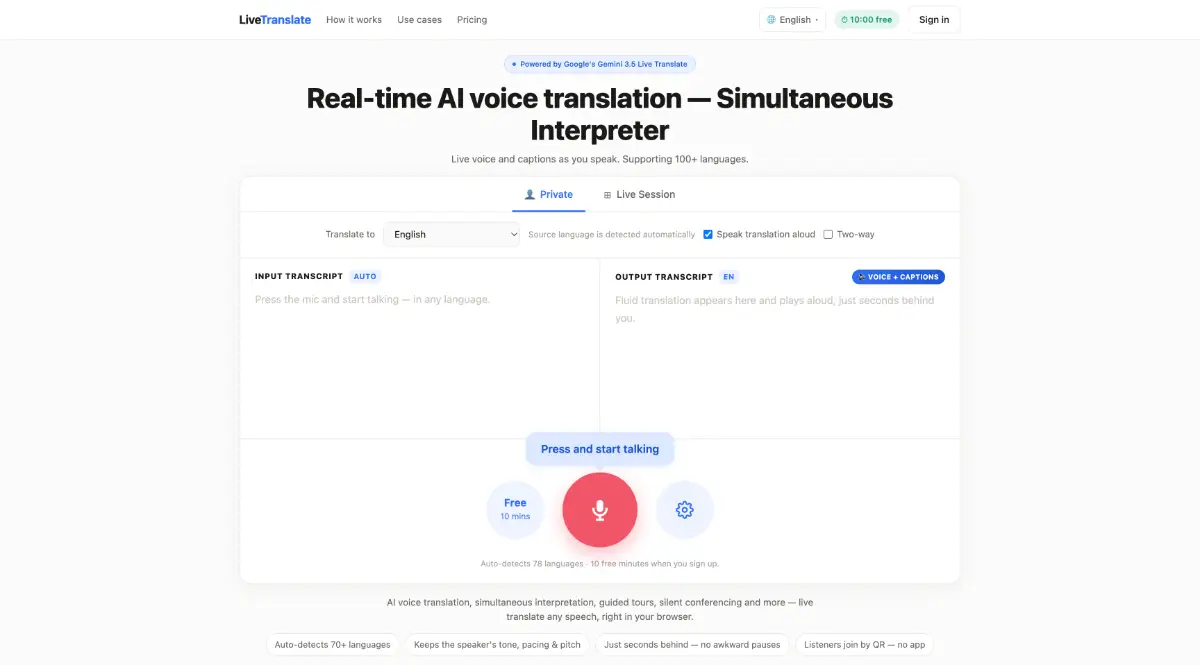 LiveTranslate screenshot 3