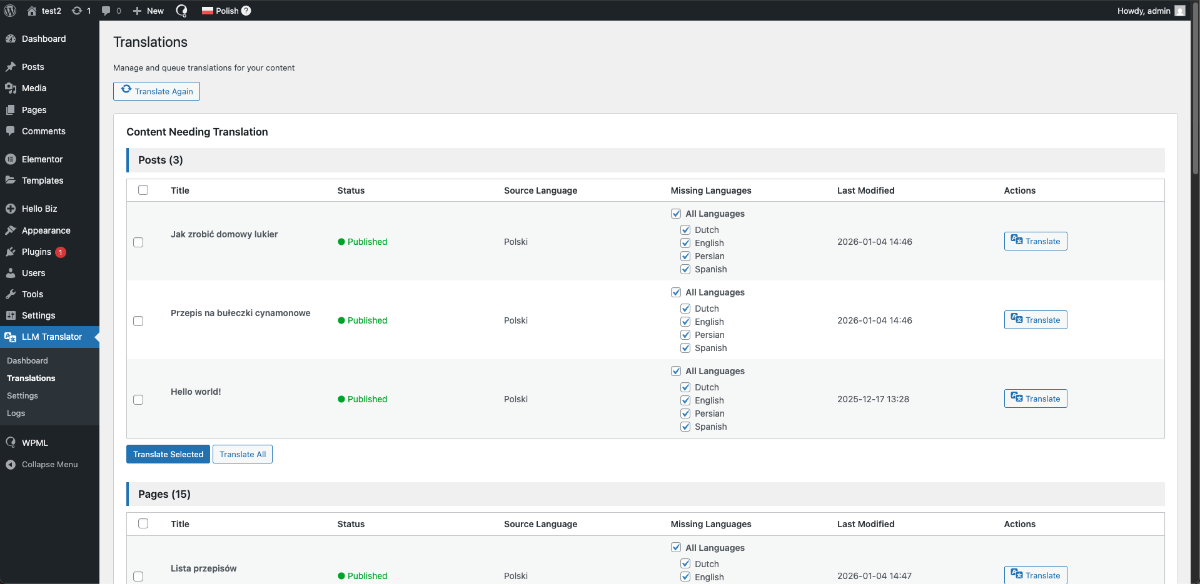 LLM Automatic Translation screenshot 2