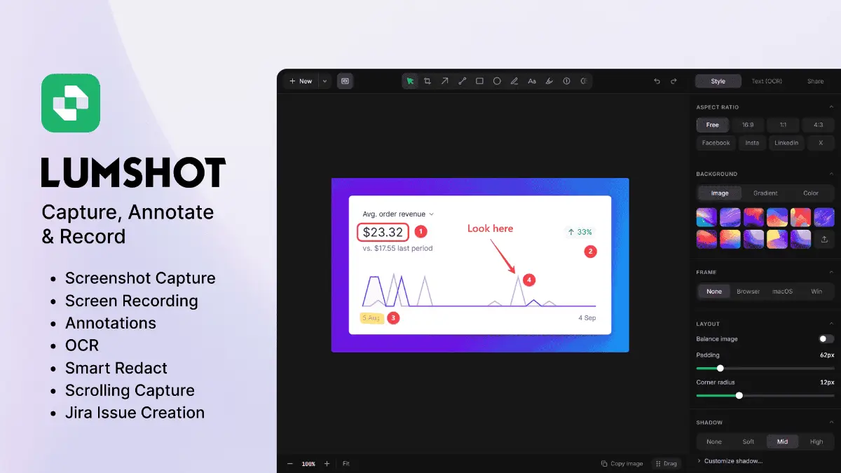 Lumshot screenshot 2