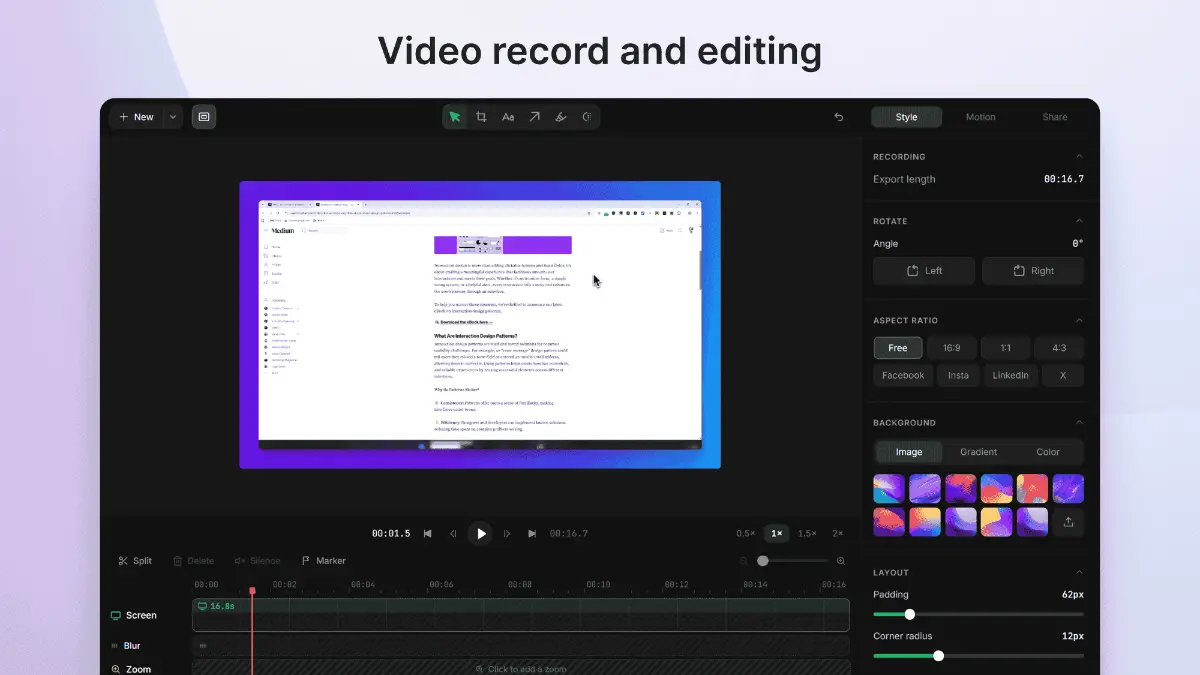 Lumshot screenshot 1