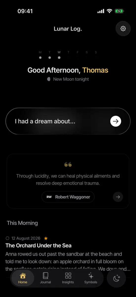 Lunar Log screenshot 1