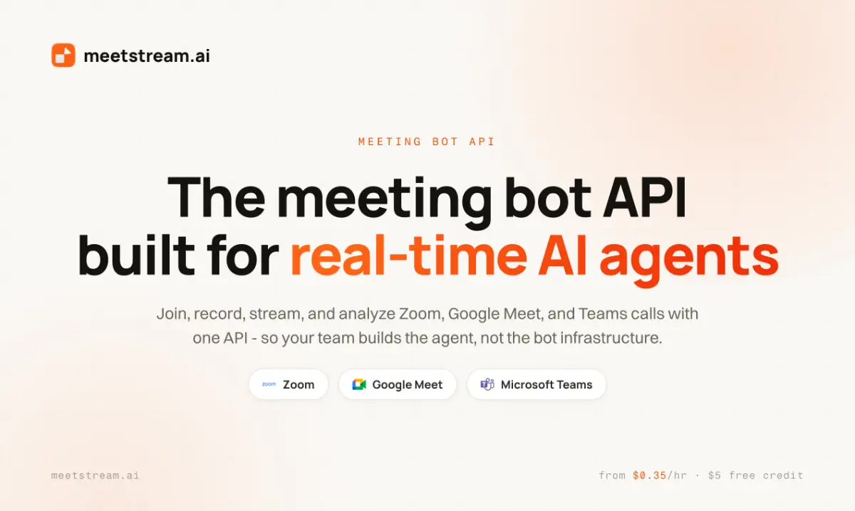 MeetStream AI screenshot 2
