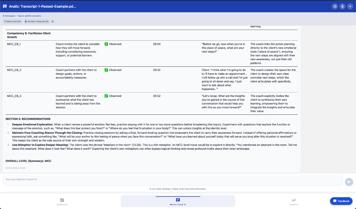 Mentor Coaching AI product image