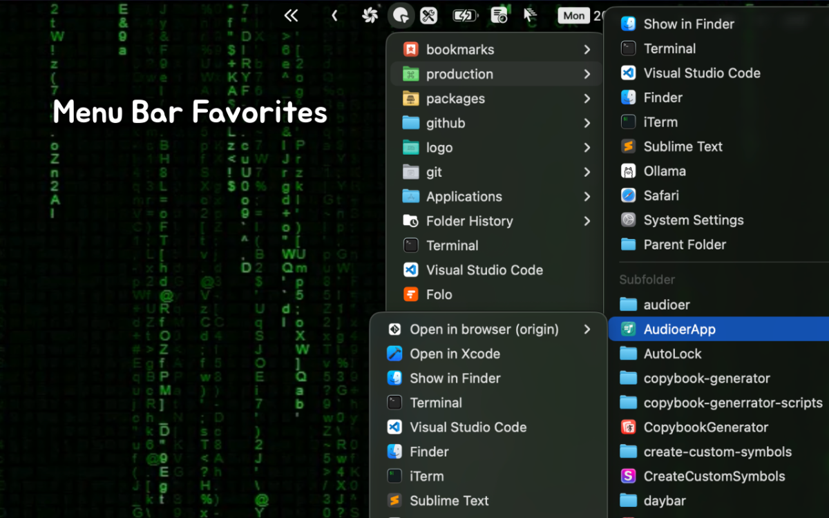 Menuist screenshot 1