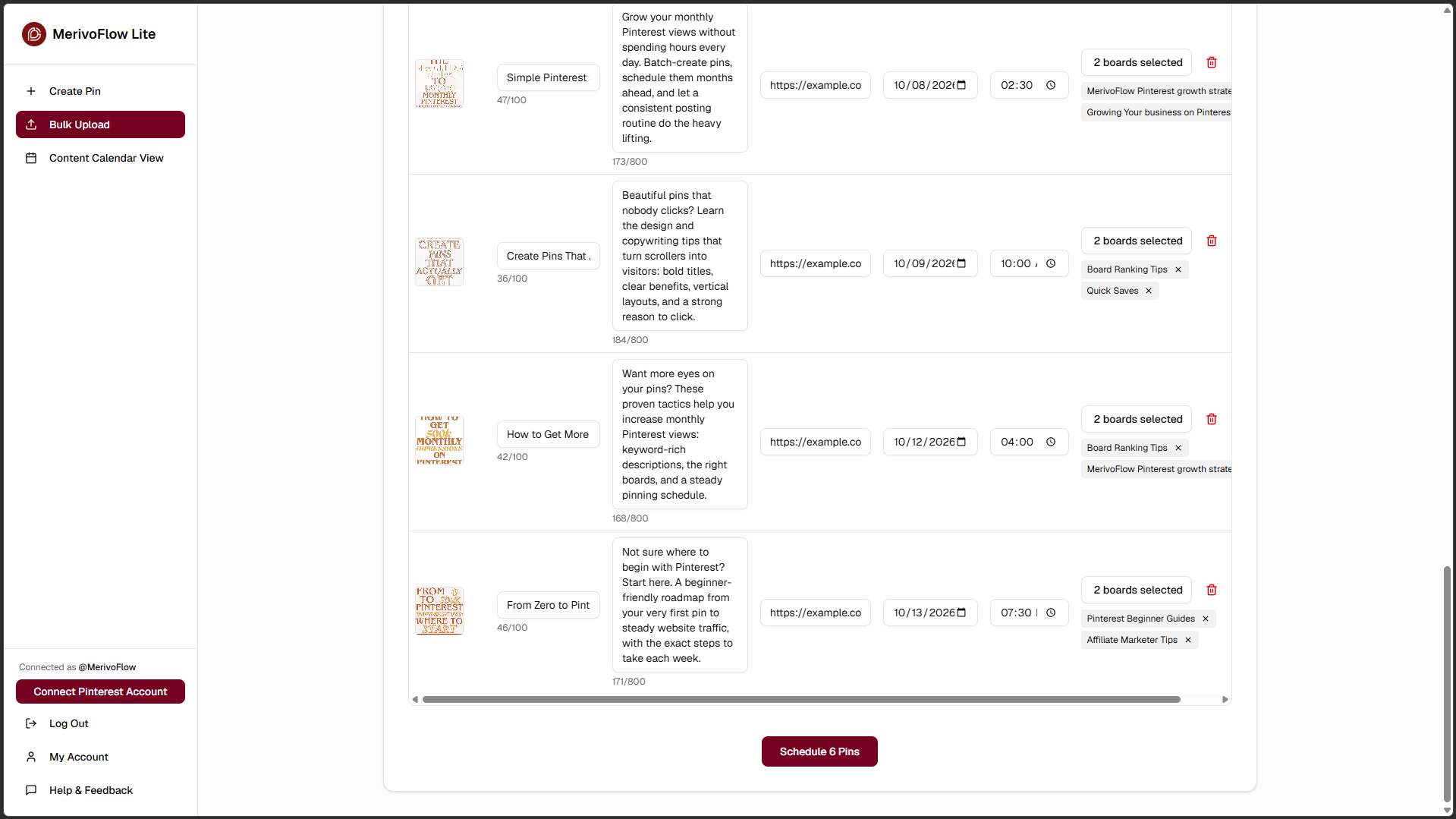 MerivoFlow screenshot 2
