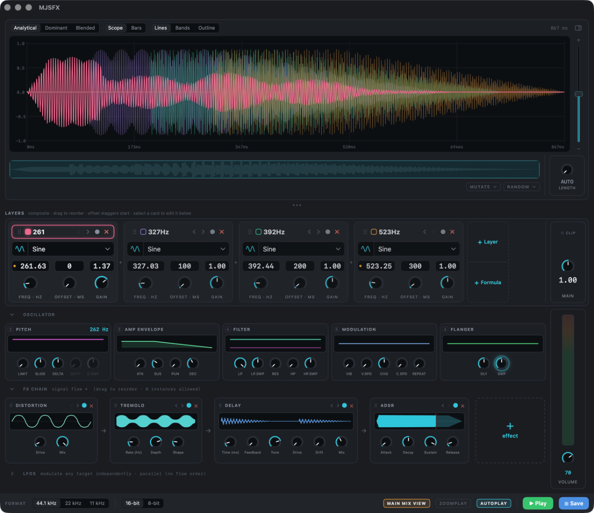 MJSFX screenshot 1