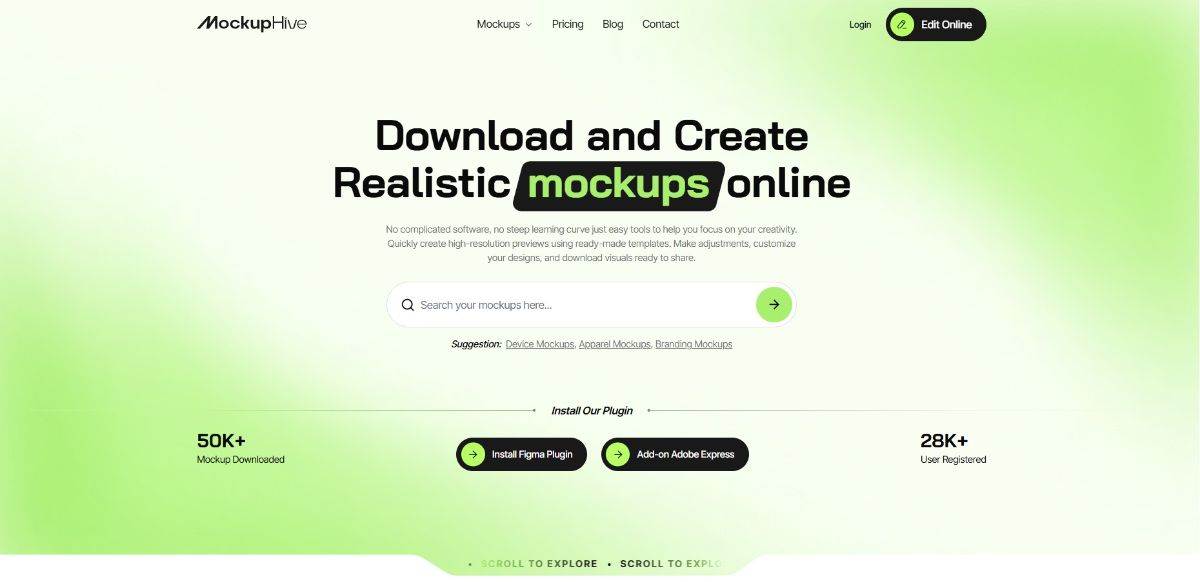 MockupHive screenshot 1