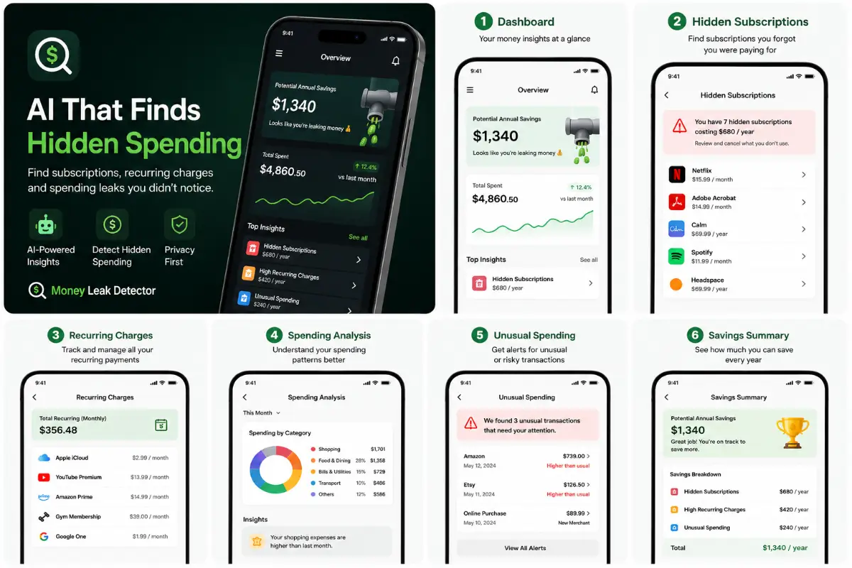 Money Leak Detector screenshot 3