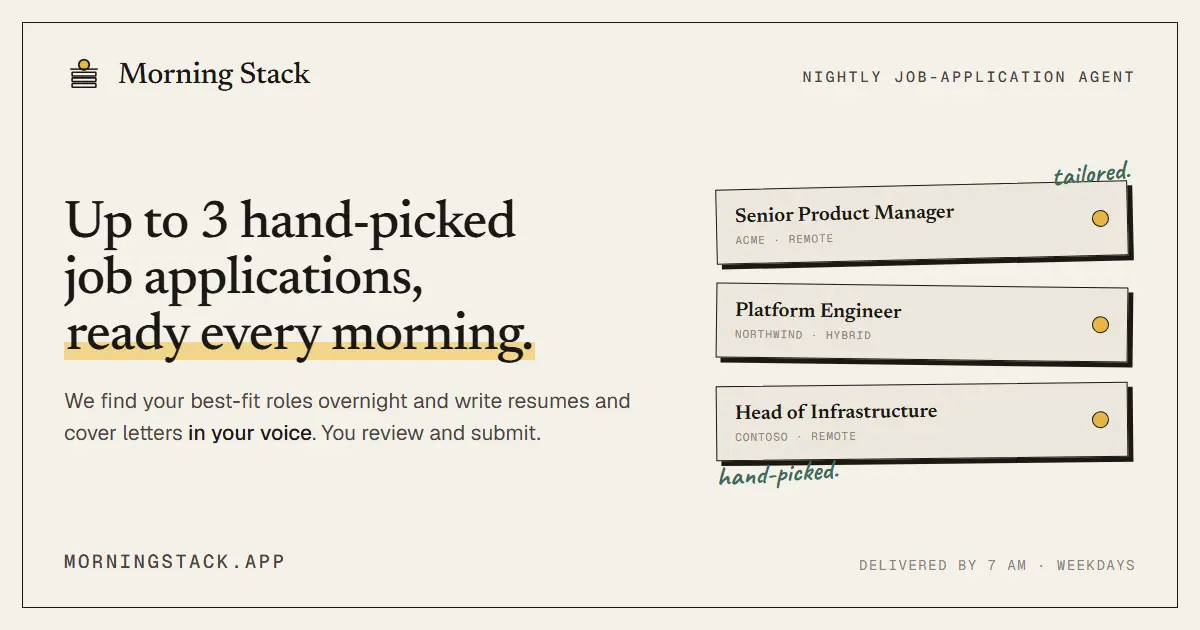 Morning Stack screenshot 3