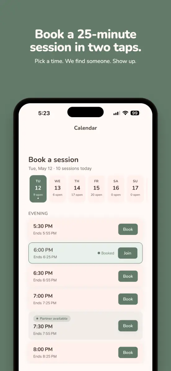 MoveWith - Live Workout Partners screenshot 1