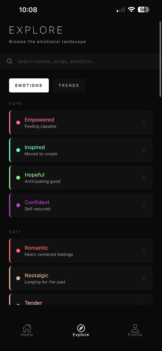 Musaic - musical connections screenshot 2