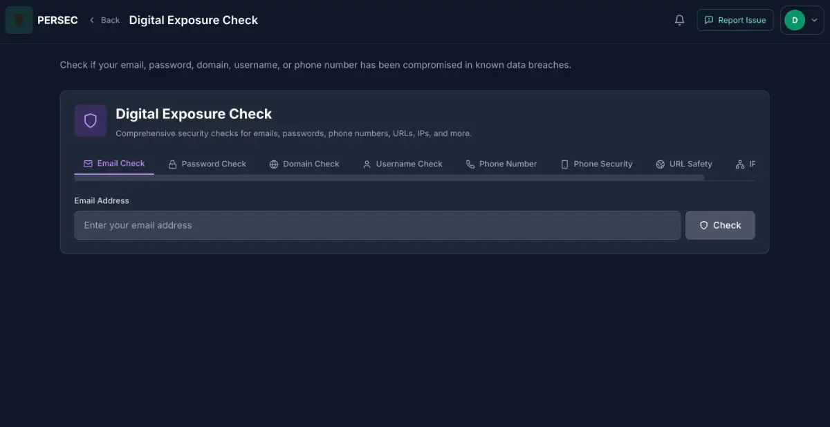 MYPERSEC screenshot 1