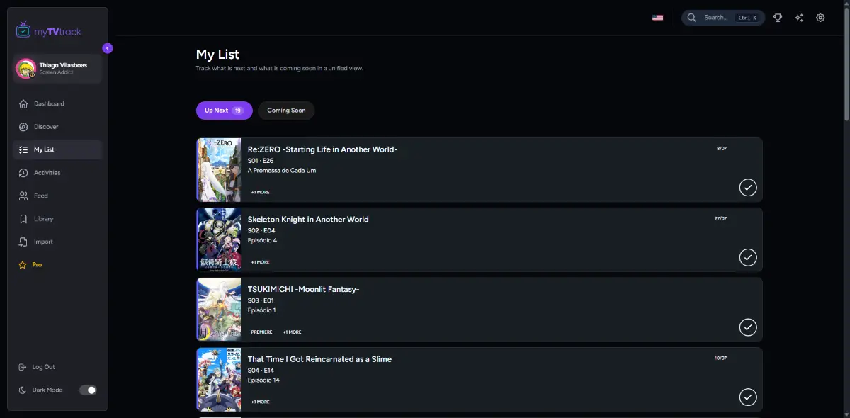 myTVtrack screenshot 3