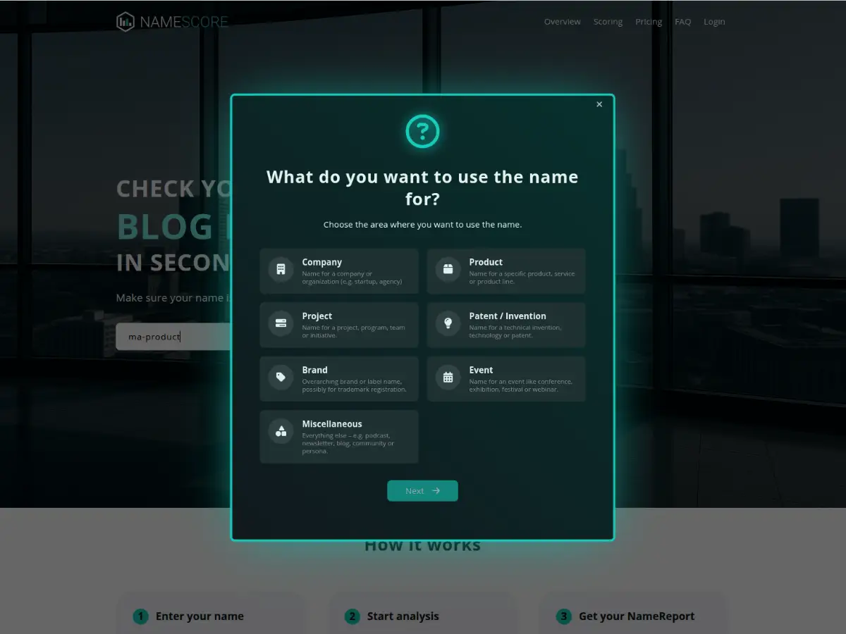 NameScore screenshot 3