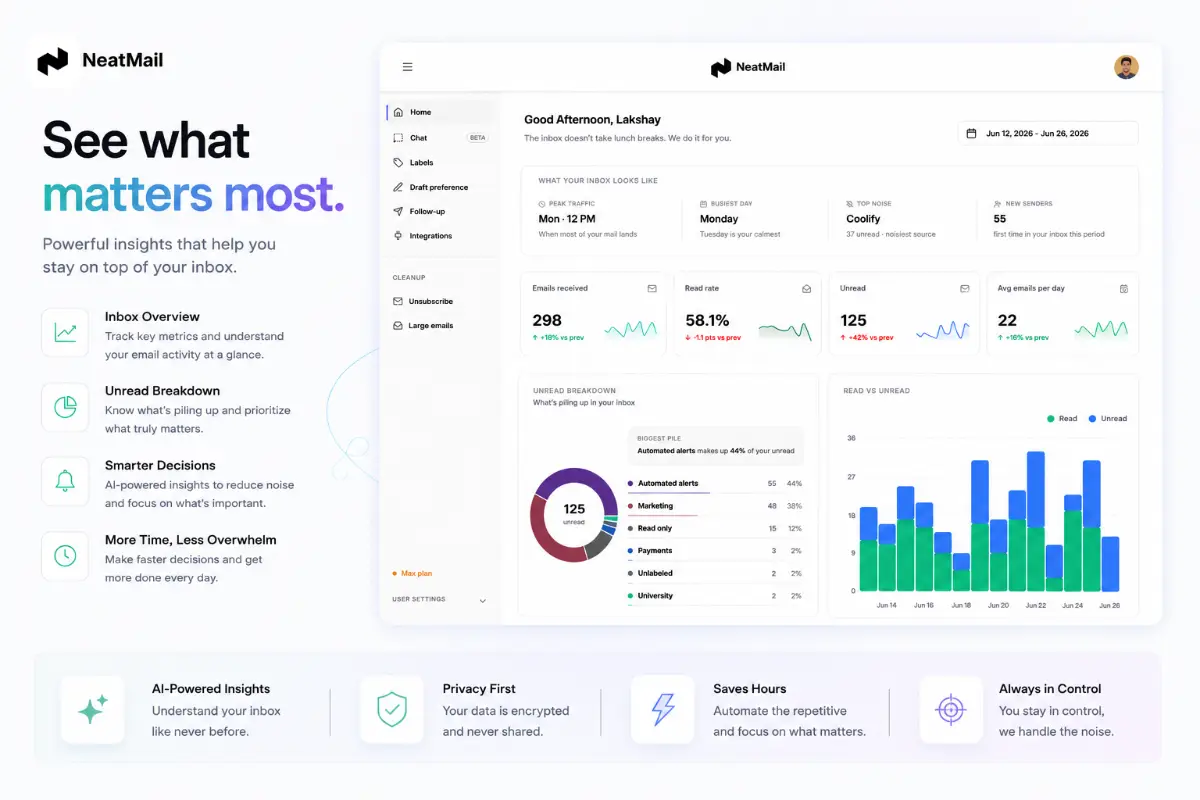 NeatMail screenshot 1