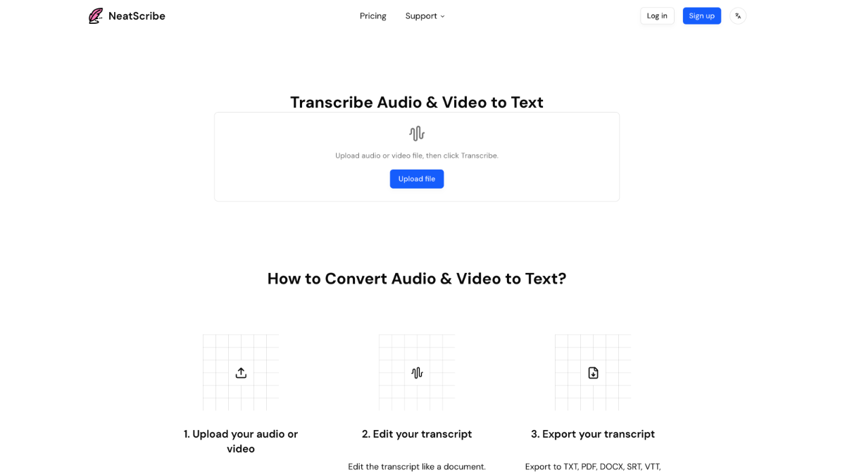 NeatScribe screenshot 1
