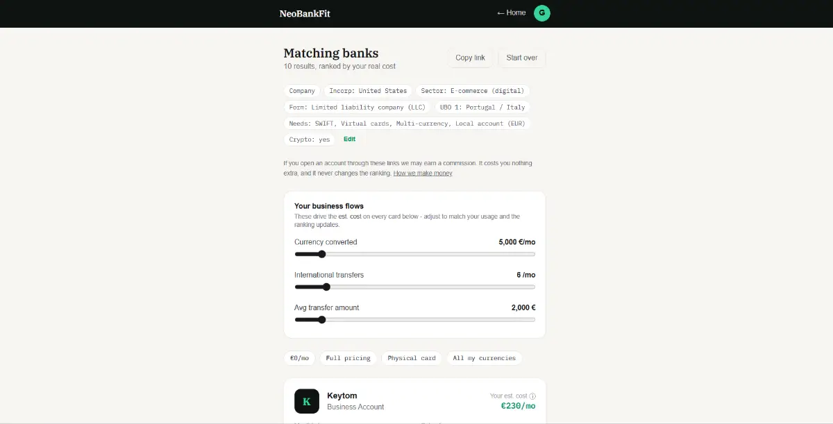 NeoBankFit screenshot 1