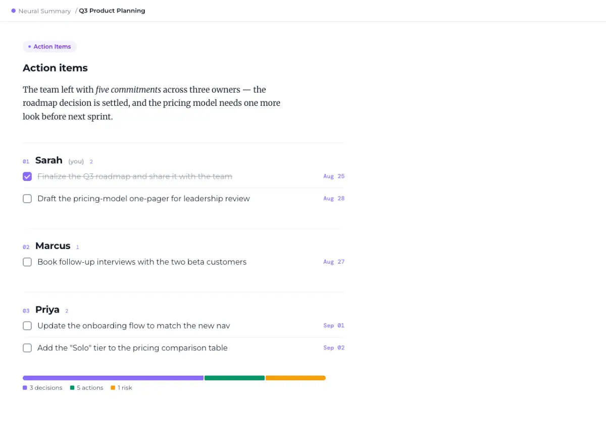 Neural Summary screenshot 1