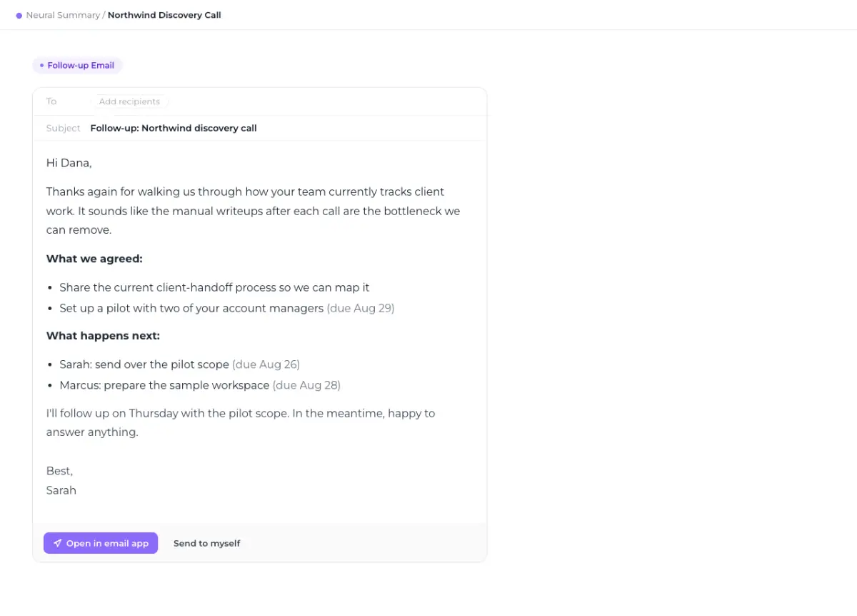 Neural Summary screenshot 3