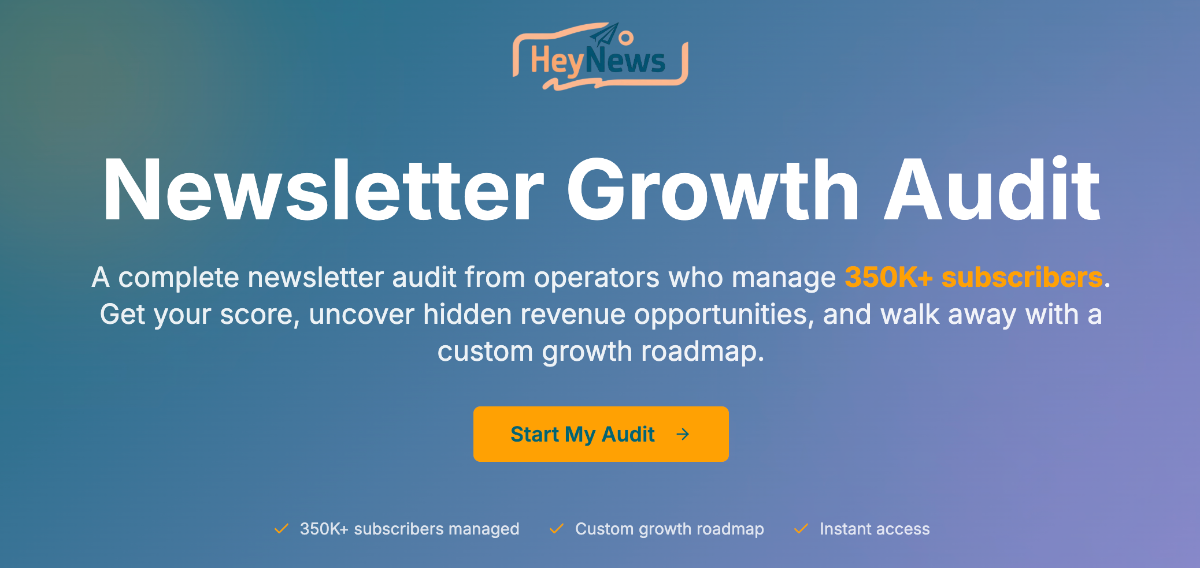 Newsletter Growth Audit product image