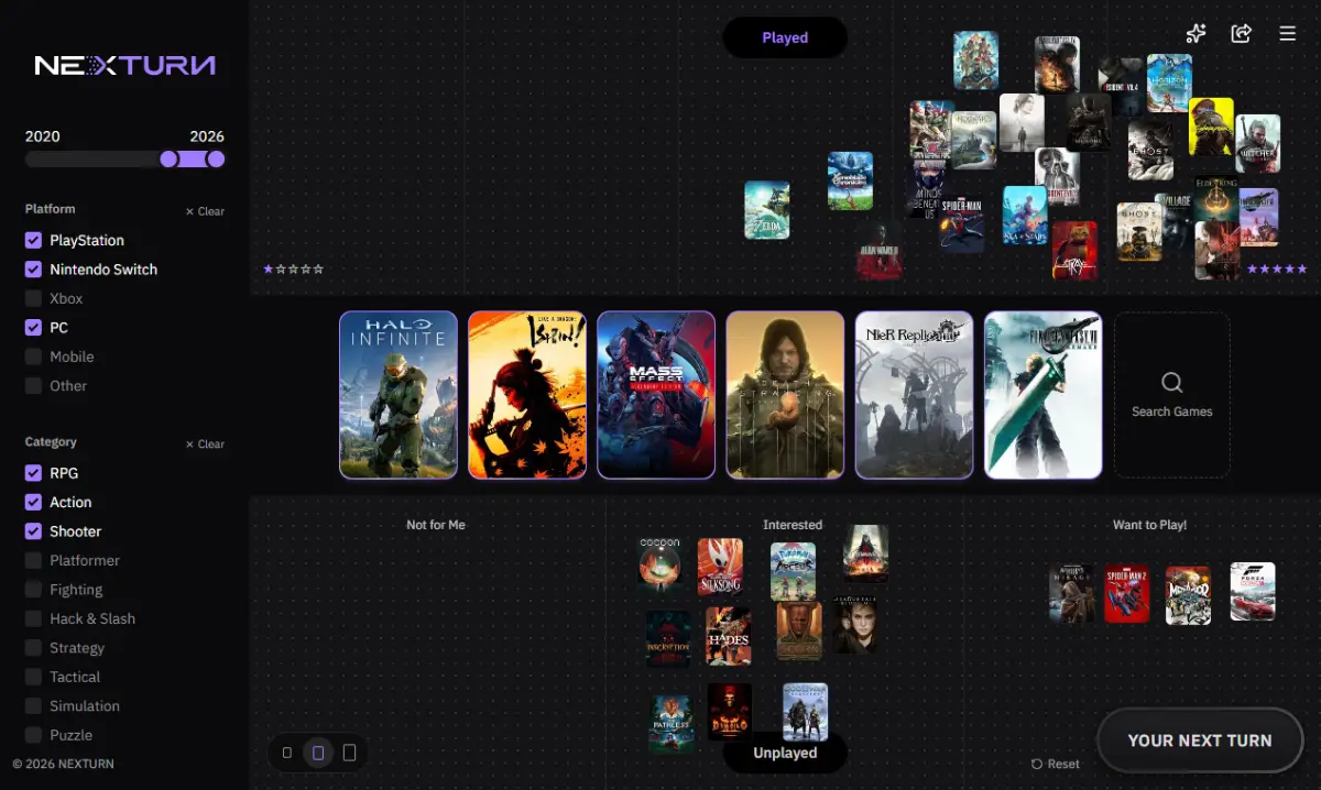 NEXTURN screenshot 2