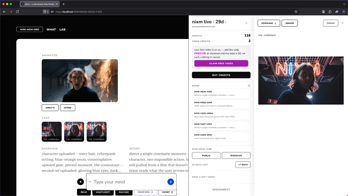 nixm screenshot 2