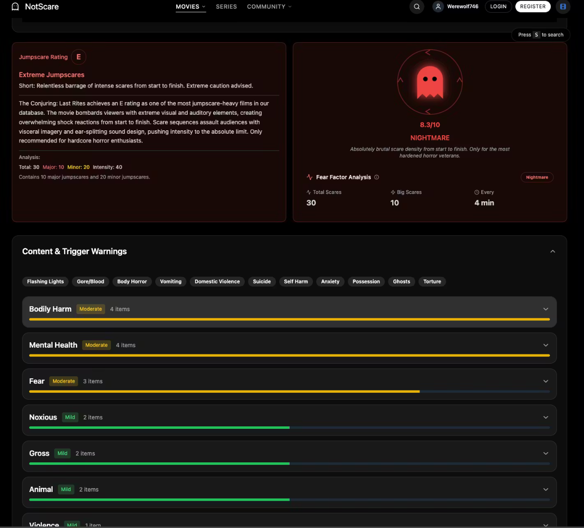 notscare.me screenshot 1