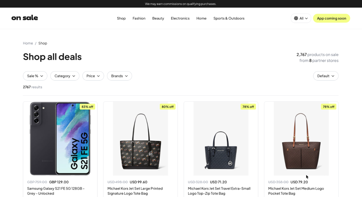 OnSale screenshot 1