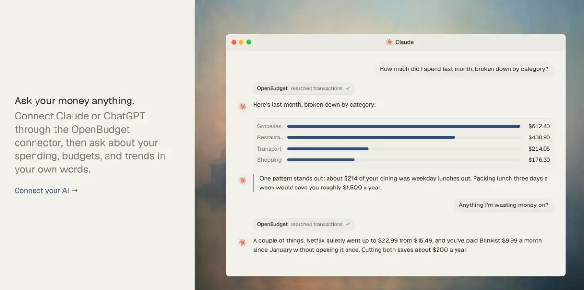 OpenBudget screenshot 1